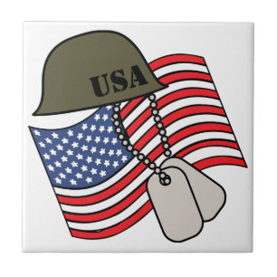 amerikanisches Militär Fliese