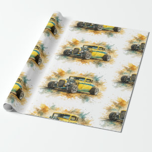 Amerikanisches Muscle-Car-Geschenkpapier Geschenkpapier