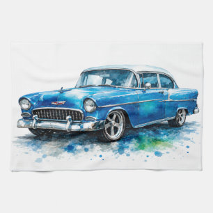 Amerikanisches Muscle-Car-Küchentuch Geschirrtuch