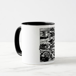 AMERIKANISCHES MUSKELAUTO TASSE