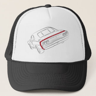 Amerikanisches Muskelauto Truckerkappe