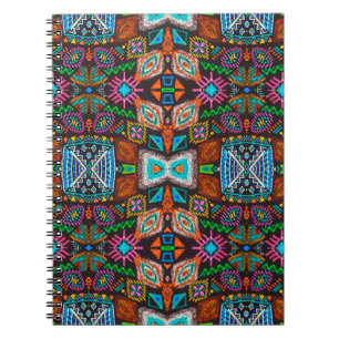 amerikanisches Muster. Ikat nahtlos drucken. indis Notizblock