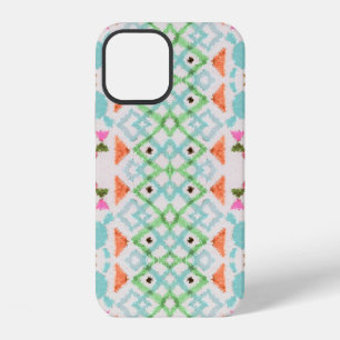 Amerikanisches Muster. Ikat-Nahtlosdruck. Vintage  iPhone 12 Hülle