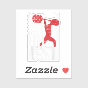 Amerikanisches olympisches Gewicht Aufkleber