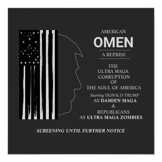 Amerikanisches Omen Poster (Vorderseite)