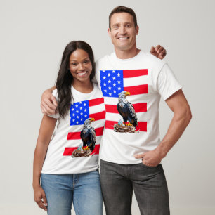 Amerikanisches Origami-Adler-Shirt – Patriotisch G T-Shirt