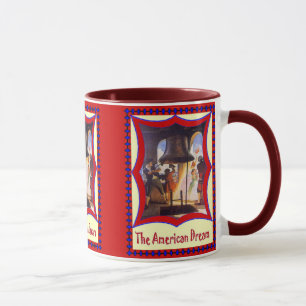 Amerikanisches patriotisches, Freiheitsglocke Tasse