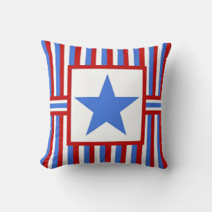 Amerikanisches patriotisches modernes kissen