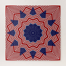 Amerikanisches Patriotisches Rätsel Puzzle