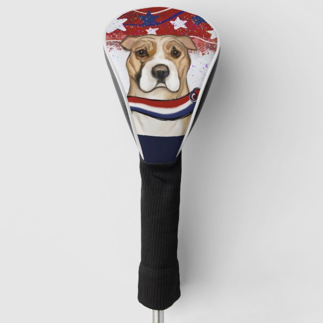 AMERIKANISCHES PERSONAL GOLF HEADCOVER (Vorderseite)