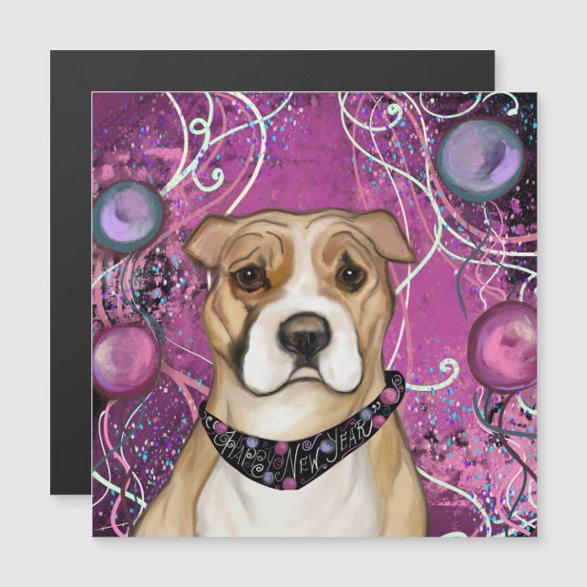 AMERIKANISCHES PERSONAL MAGNETKARTE (Vorne/Hinten)