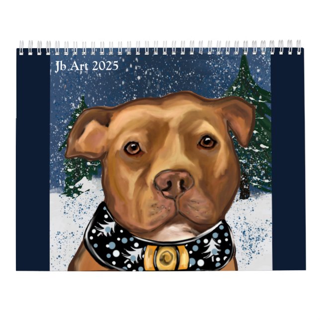 AMERIKANisches PERSONAL TERRIER CALENDAR Kalender (Rückseite)