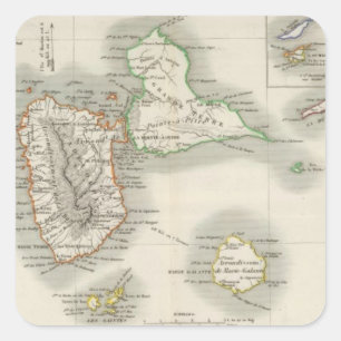 Amerikanisches Reich Quadratischer Aufkleber