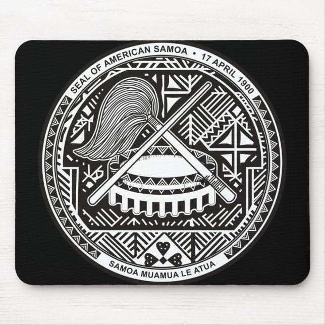 amerikanisches Samoa-Siegel Mousepad (Vorne)