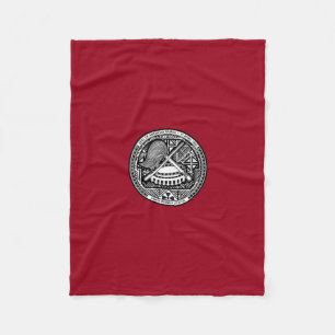 Amerikanisches samoaisches Wappen Fleecedecke