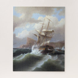 Amerikanisches Schiff in Not 1841 Puzzle