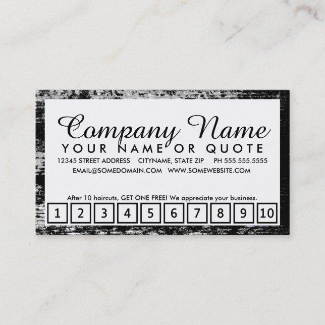 amerikanisches Schönheitsloyalitätsprogramm Treuekarte (Vorderseite)