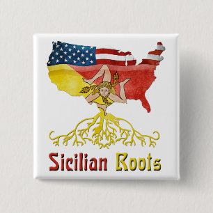 Amerikanisches sizilianisches button