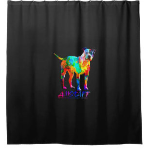 Amerikanisches Staffordshire Terrier - Amstaff Duschvorhang
