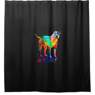 Amerikanisches Staffordshire Terrier - Amstaff Duschvorhang