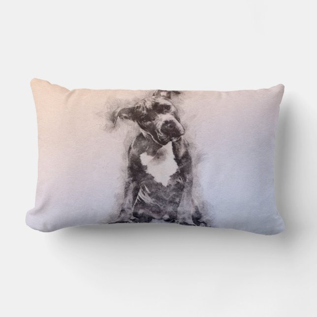 Amerikanisches Staffordshire Terrier - Amstaff Lendenkissen (Vorderseite)