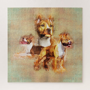 Amerikanisches Staffordshire Terrier - Amstaff Puzzle