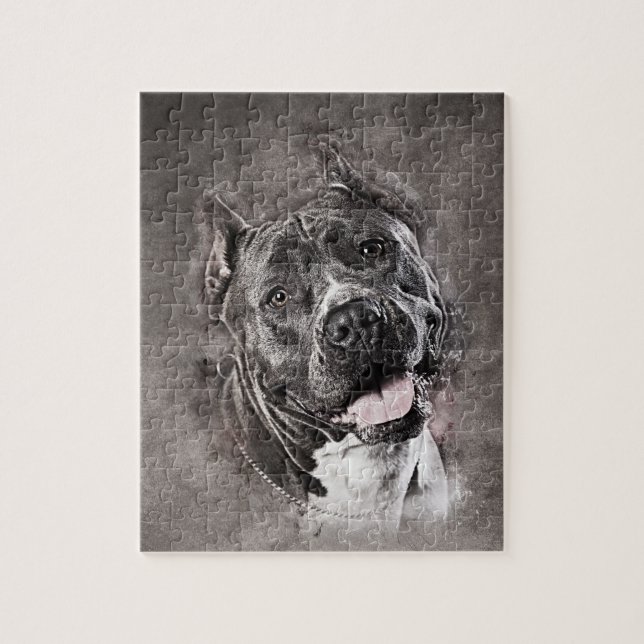 Amerikanisches Staffordshire Terrier - Amstaff Puzzle (Vertikal)