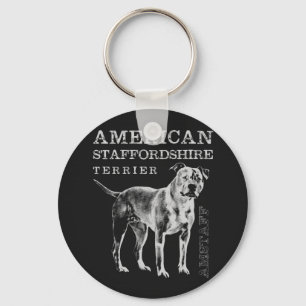 Amerikanisches Staffordshire Terrier - Amstaff Schlüsselanhänger