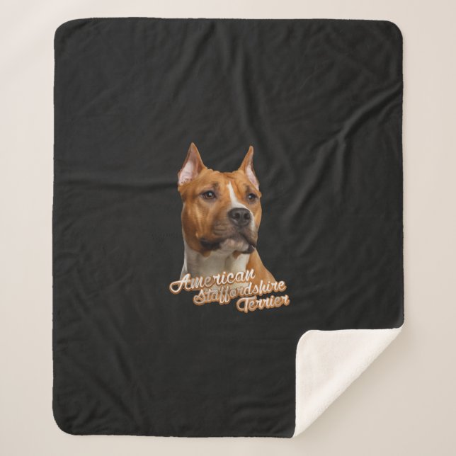 Amerikanisches Staffordshire Terrier - Amstaff Sherpadecke (Vorderseite)