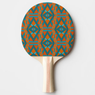 Amerikanisches südwestliches Stil-Muster und Farbe Tischtennis Schläger