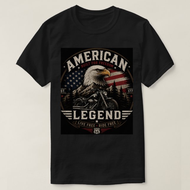 Amerikanisches T-Shirt  (Design vorne)