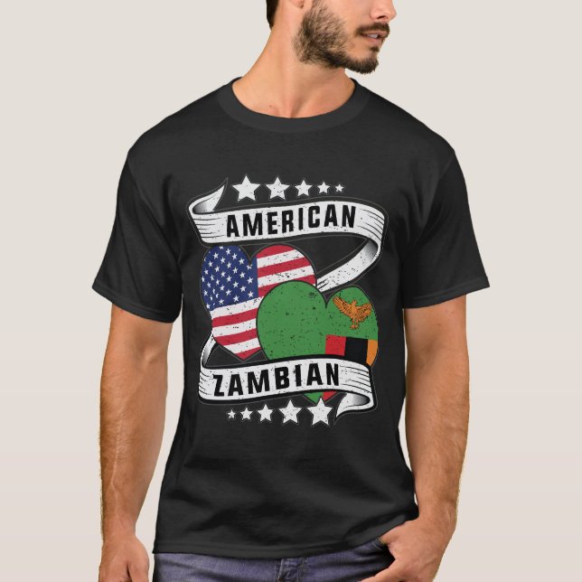 Amerikanisches und sambisches Shirt (Vorderseite)