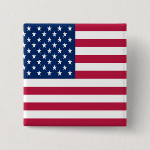 Amerikanisches USA-Flagge-Stolz-Design Button