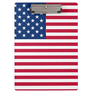 Amerikanisches USA-Flagge-Stolz-Design Klemmbrett