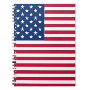 Amerikanisches USA-Flagge-Stolz-Design Notizblock