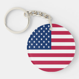 Amerikanisches USA-Flagge-Stolz-Design Schlüsselanhänger
