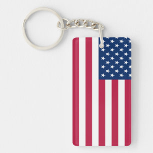 Amerikanisches USA-Flagge-Stolz-Design Schlüsselanhänger