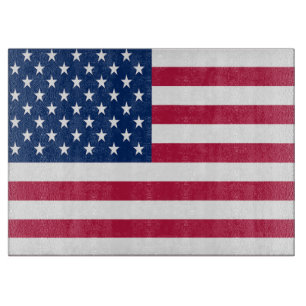 Amerikanisches USA-Flagge-Stolz-Design Schneidebrett