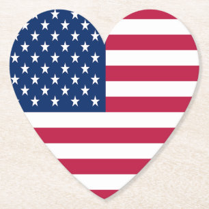Amerikanisches USA-Flagge-Stolz-Design Untersetzer
