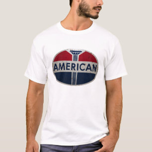 Amerikanisches Vintages Zeichen der Tankstelle T-Shirt