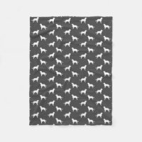 Amerikanisches Wasserspaniel-Silhouette-Muster