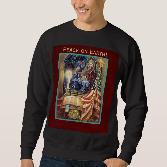 Amerikanisches Weihnachten  Sweatshirt (Vorderseite)