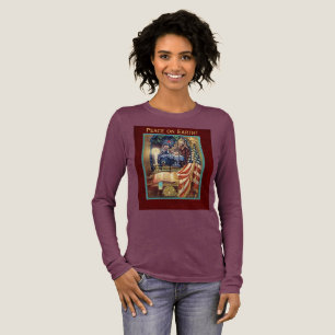Amerikanisches Weihnachten Tri-Blend Shirt