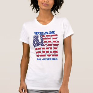 Amerikanisches Wintersportteam T-Shirt