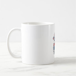 Amerikanisches Zahnarzt-Team Patriotisches Zahnvek Kaffeetasse