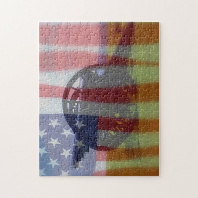 Amerikanisches ziviles Kriegs-Puzzlespiel Puzzle (Vertikal)