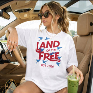 Amerikas 250. Geburtstag 1776-2026 Grafik Feuerw T-Shirt