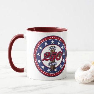 Amerikas 250. Geburtstag 1776-2026 Rugged Cross Tasse