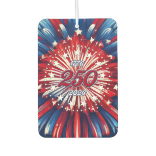Amerikas 250. Geburtstag 1776-2026 RWB Feuerwerk Autolufterfrischer