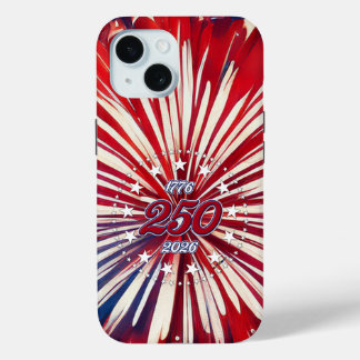 Amerikas 250. Geburtstag 1776-2026 RWB Feuerwerk Case-Mate iPhone Hülle